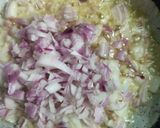 A picture of step 4 of Bombil(dried bombay duck) chutney.