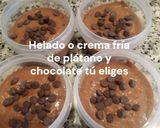 Foto del paso 6 de la receta: Helado o crema fría de plátano y chocolate tú eliges