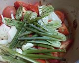 A picture of step 2 of Oven Roasted Tomato Garlic Saffron Soup.