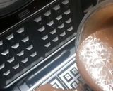 A picture of step 3 of Chocolate waffles with icecream.