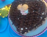 Foto del paso 10 de la receta Tarta de nata y chocolate corazón 💓💓