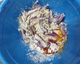 A picture of step 2 of Bhajia/Bajji.