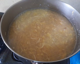 Foto del paso 1 de la receta: Sopa de plátano verde con maní