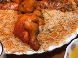 دجاج مشوي مع رز مندي