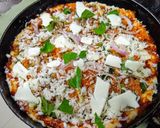 A picture of step 7 of Farmhouse Veg Pan Pizza.