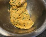 A picture of step 2 of Crispy Masala Puri with Vegetable Methi.