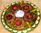 A picture of step 11 of Aalo Kay chapli kabab.