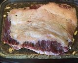 A picture of step 2 of California Farm Authentic Cured Pastrami.