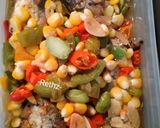 Foto langkah ke 4 dari resep Peda Jagung Petai Tumis.