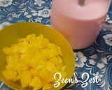 A picture of step 1 of Mohabbat ka Sharbat with Yellow Watermelon.