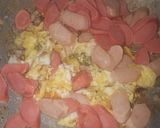 Foto langkah ke 4 dari resep ORAK ARIK TELOR SOSIS bekal sarapan anak.