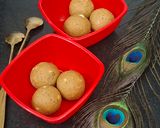A picture of step 4 of Sattu laddu/ Sattu laddu in 5 minutes /regional and rustic Bihari sattu laddu without cooking.