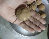 A picture of step 4 of Bajra Dates Ladoos.
