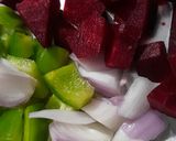 A picture of step 1 of Beetroot Curd Sandwich.