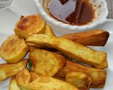 A picture of step 3 of Fried sweet potato.