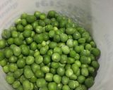 A picture of step 1 of Mutter paneer.