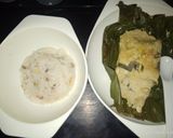 Foto langkah ke 5 dari resep Pepes tahu ayam kampung buat balitaku.