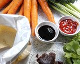 Foto del paso 1 de la receta: Zanahorias a la parrilla con miso picante