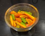 A picture of step 3 of Instant Chilli And Carrots Pickle.
