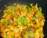 A picture of step 2 of Paneer bhurji orScrambled cottage cheese.