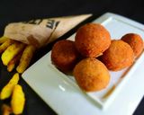 A picture of step 14 of Prawn Balls With Mango Mustard Relish.