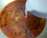 A picture of step 6 of Rajasthani Papad Curry.