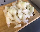 Une image de l'étape 4 de Pommes grenailles au lardons et marinade au vin rouge.