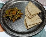 A picture of step 8 of Gawar Sabji.