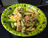 A picture of step 4 of Aloo ko Achar (Instant Potato Pickle) from Nepal).