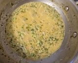 A picture of step 5 of Methi mutter malai.