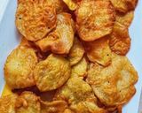 A picture of step 4 of Crispy Aloo pakory.