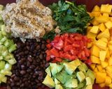 A picture of step 1 of Quinoa salad.