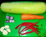 Foto langkah ke 1 dari resep Tumis Labu Manis.