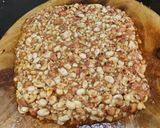 A picture of step 7 of Roasted Peanuts Chikki.