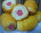 Foto langkah ke 11 dari resep Donat salju pelangi.