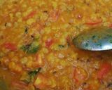 A picture of step 4 of Daal tadka.