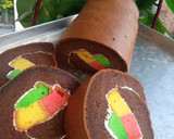 Foto langkah ke 7 dari resep Roll cake / Bolu gulung (super lembuutttt) 😍😍.