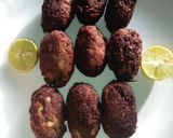 A picture of step 6 of Fried kababs #Idulfitrirecipescontest.