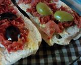 Foto del paso 3 de la receta: Bruschettas con aceitunas rivales 🇦🇷⛹️