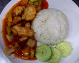รูปขั้นตอนการทำที่ 5 ของ ไก่เปรี้ยวหวานราดหน้าข้าว