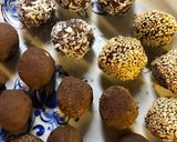 A picture of step 4 of Chocolate black bean balls - vegan.