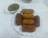 A picture of step 8 of Chicken cheese rolls.