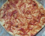 A picture of step 3 of My homemade pizza 1😍.