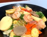 Foto langkah ke 6 dari resep Cah Udang Putren Tofu.