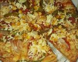 হোমমেড ভেজ পিজ্জা (homemade veg pizza recipe in Bengali) রেসিপির ধাপ 9 ছবি