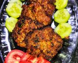 A picture of step 10 of Kachay Gosht ke Kabab.