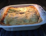 A picture of step 4 of Vegan lasagne.