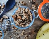 A picture of step 4 of Healthy Oat and Banana Granola.
