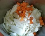 Karalábé leves recept fázis 2 fotója
