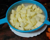 Foto del paso 4 de la receta: Crema de zanahorias y calabaza con tortellinis salteados